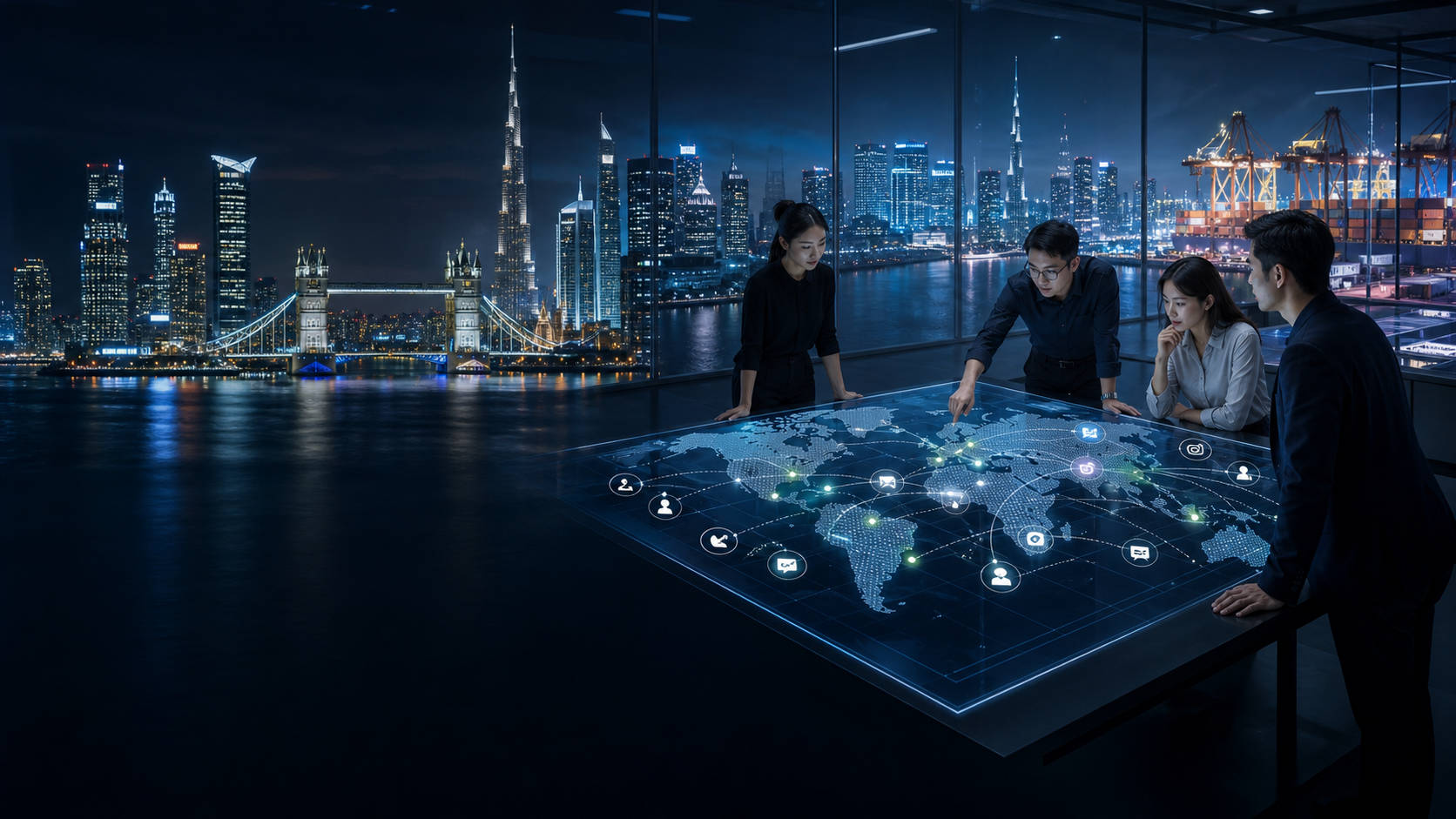 Overseas growth scenario workspace